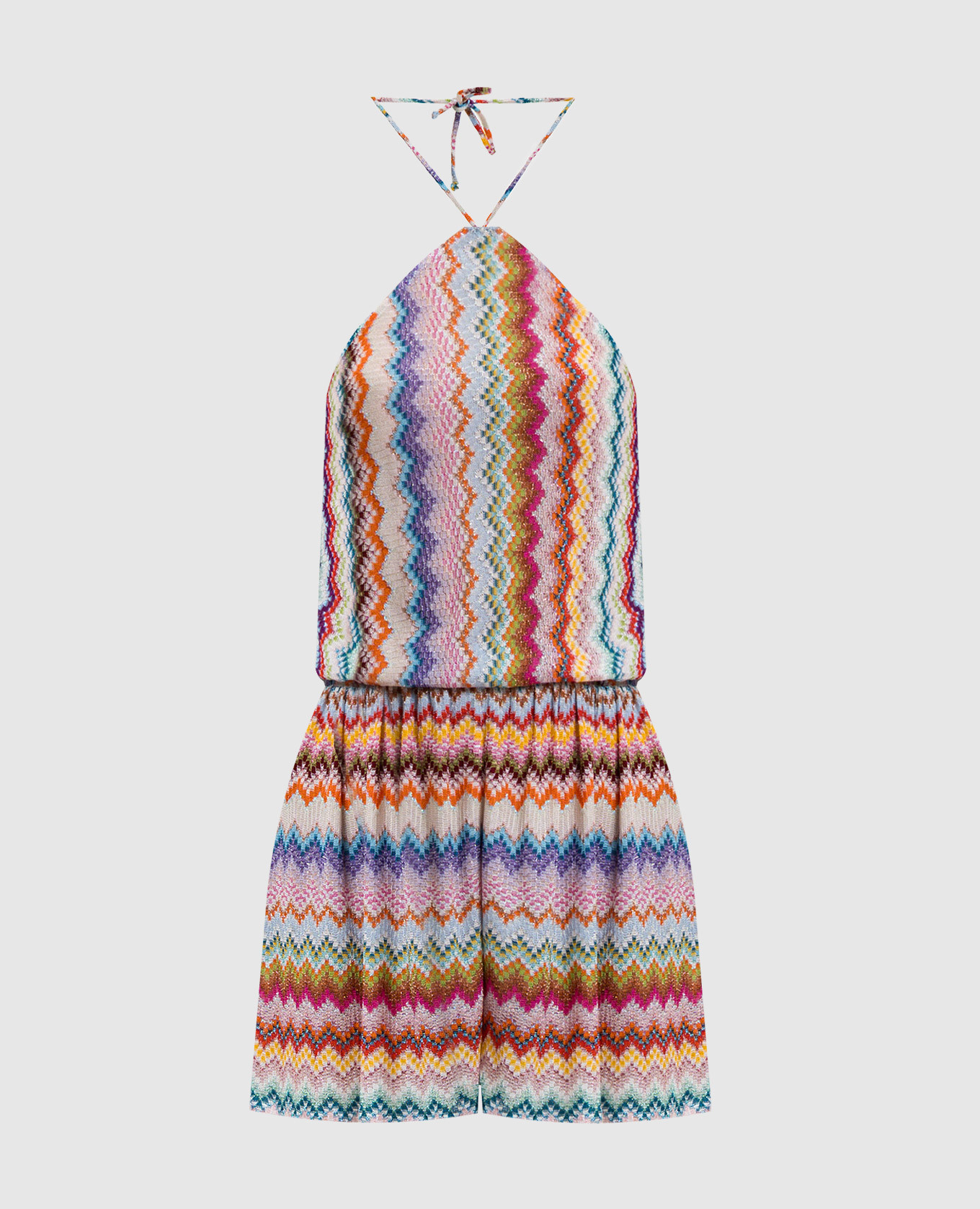 

Комбинезон в узоре, Разноцветный, Комбинезоны