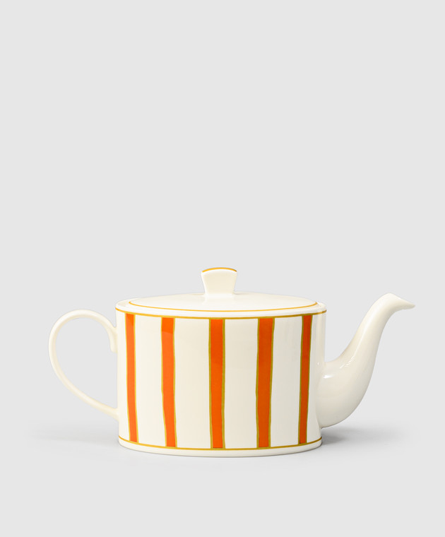 Geminiano Cozzi 1765 Фарфоровый заварник Striche Verdi e Oro JQCGP3369053