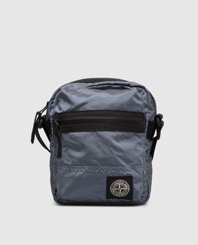 Stone Island Блакитна сумка з логотипом L1S159200015S0251