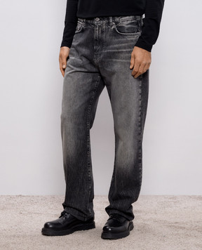 Versace Сірі джинси з ефектом потертості 10177751A16053