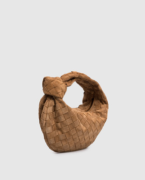 Bottega Veneta Коричневая замшевая сумка-хобо Jodie 651876V5ZZ0