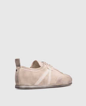 Ann Demeulemeester Бежеві замшеві кросівки Siru з вінтажним ефектом B0012585LT147