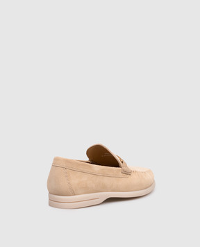 Bally Бежеві замшеві лофери Switz Moc WF200PSU044