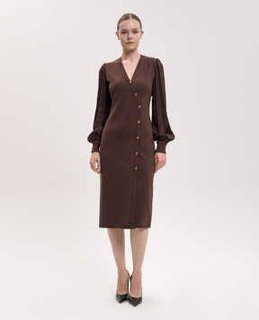 Twinset Коричневое платье 262TT3360
