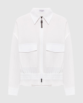 Brunello Cucinelli Белая куртка MQ986EJ706