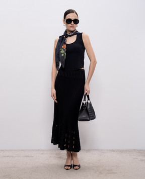 Twinset Чорна спідниця міді 261AP3072