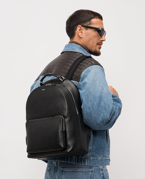 Bally Чорний шкіряний рюкзак Capitol MAK04NVT710
