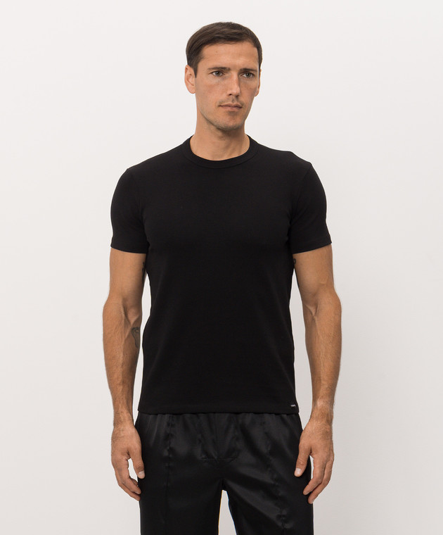 Tom Ford Футболка черного цвета T4M081040 изображение 2