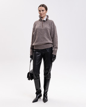 Magda Butrym Коричневий светр з вовни KNITWEAR29JUMPER361926