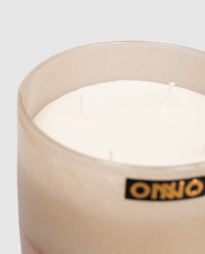 Onno Свічка Art Gigi M з ароматом Precious Oud в скляному свічнику ON801PO