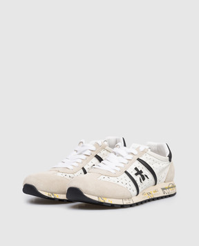 Premiata Бежеві комбіновані кросівки LUCYD LUCYD7413