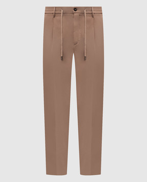 Peserico Коричневі штани з вовною R54274D08274
