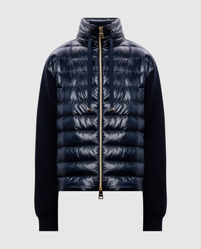 Herno Синя комбінована куртка MP000155D72098