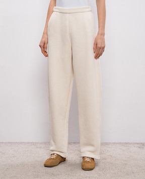 Max Mara Бежевые спортивные штаны DENTE MXPDENTE