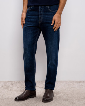 Brunello Cucinelli Синие джинсы с эффектом потертости M283PO1090