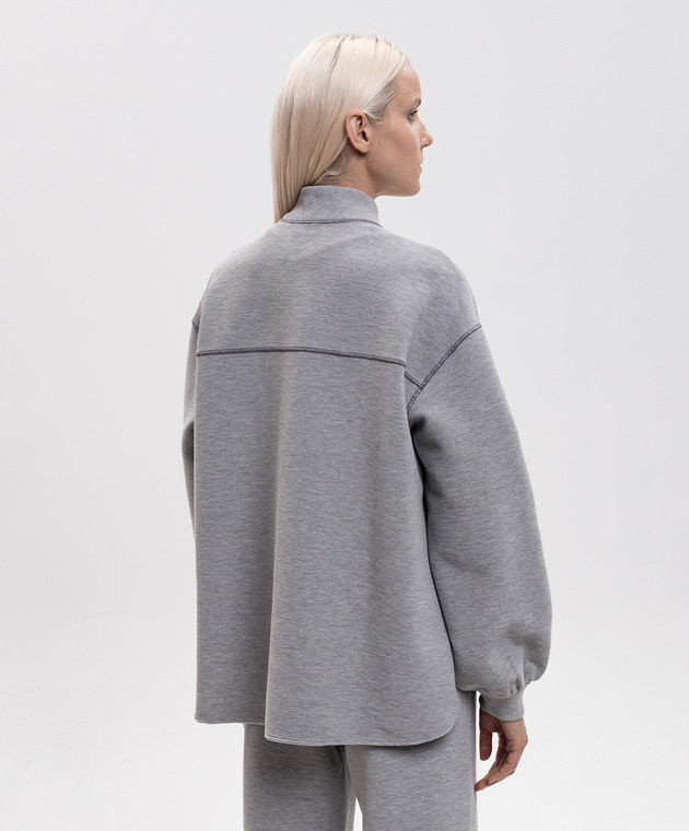 Max Mara Сіра куртка DIVINA MMLDIVINA зображення 4