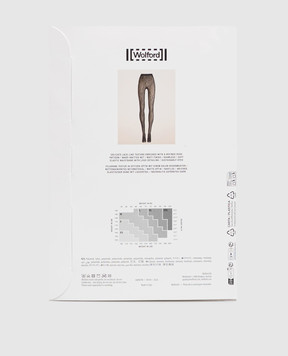 Wolford Черные колготки ROSE LACE из кружева 19494