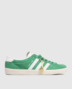 Sporty & Rich Зеленые замшевые кроссовки S&R Blanc JP8560