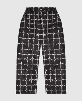 Balmain Дитячі чорні гірськолижні штани BZ6C10N0447610