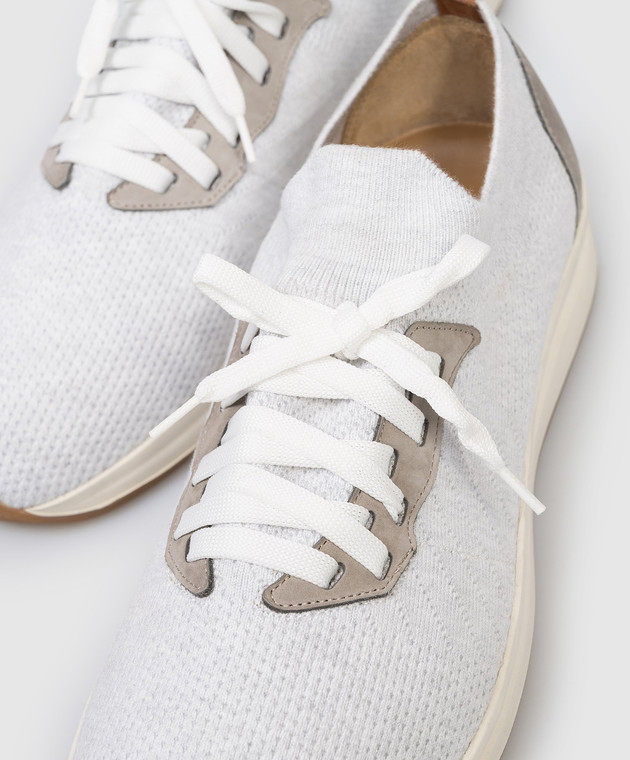 Enrico Mandelli Сірі текстильні кросівки 0WALKC6057 зображення 5