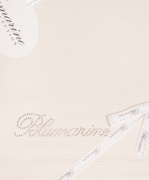 Blumarine Home Бежевий ранер з кристалами W0200250033 зображення 3