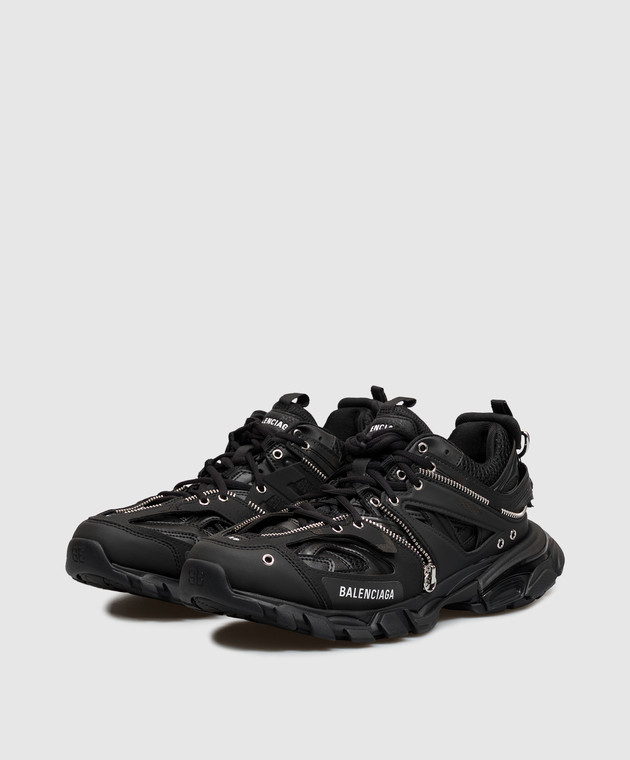 Balenciaga Черные кроссовки Track Zip 542023WTKZM изображение 2