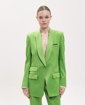 Tom Ford Зелений жакет із шовку та вовни GI3104FAX1742