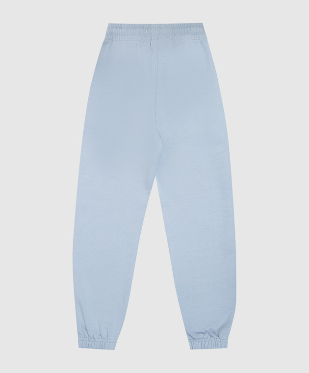 Off-White Дитячі блакитні джогери з принтом логотипа 44BCH001S26F005 зображення 2