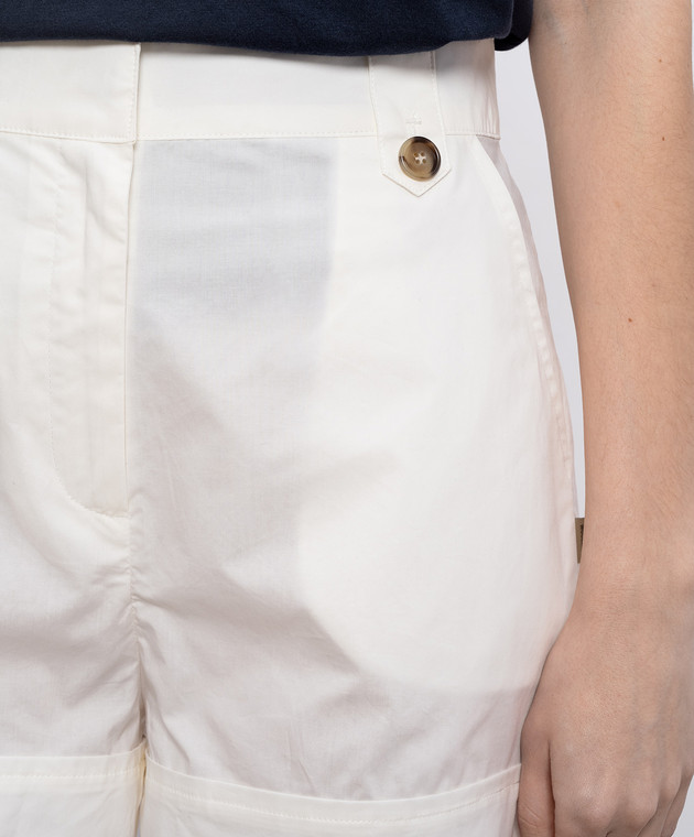 Woolrich Шорти кольору айворі з бавовни CFWWSH2001FRUT3944 зображення 5