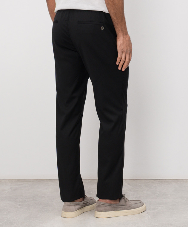 Castangia dal 1850 Черные брюки из шерсти GDPCA10S26 изображение 4