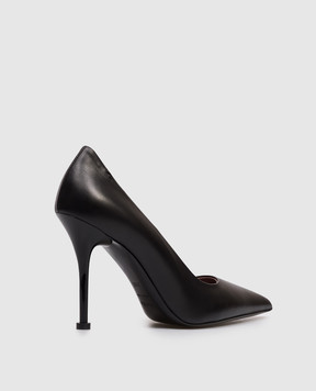 Premiata Чорні шкіряні туфлі M7031GARDA