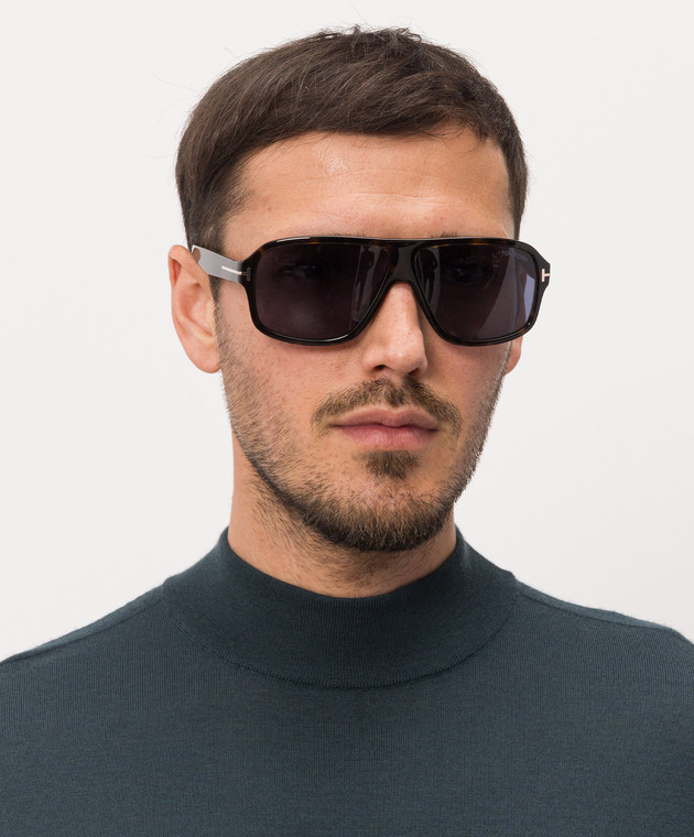 Tom Ford Коричневі сонцезахисні окуляри WILLIAM FT1335 зображення 2