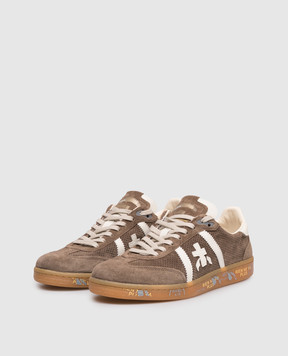 Premiata Коричневі замшеві кросівки Bonnie BONNIE