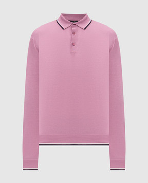 Stefano Ricci Рожеве поло з вишивкою монограми K313051P03F26146