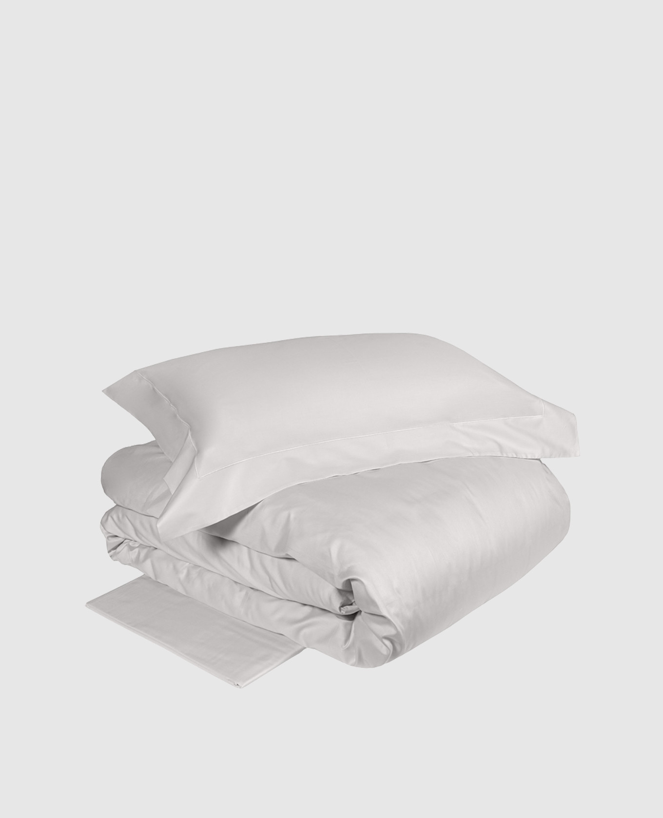 

Серый комплект постельного белья VELASCA с вышивкой, Постельное белье