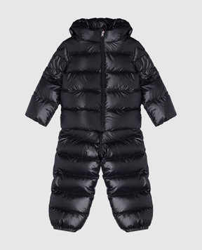 Moncler ENFANT Дитячий синій пуховий комплект Deidre з комбінезона та пуховика L29511F00001597YX