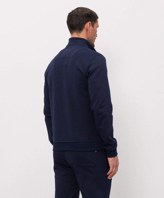 MooRER Синя спортивна куртка CRISPIN CRISPINFELPAIT зображення 4