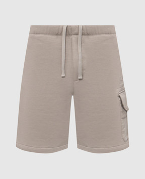 C.P. Company Сірі шорти з вишивкою логотипа MSB029A005086W