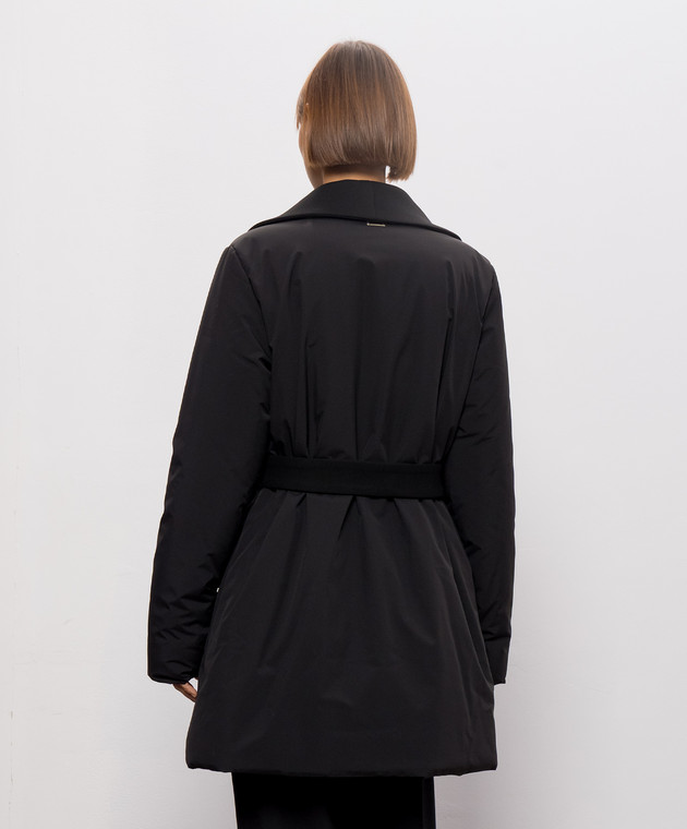 Twinset Черная куртка с бахромой 262LI2CAA изображение 4