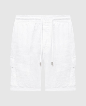 Vilebrequin Белые шорты-карго из льна BAIU3U01