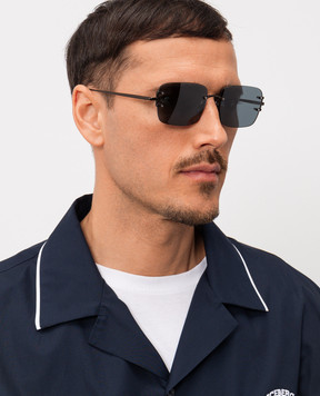 Linda Farrow Темно-коричневые очки Sasha LFL1476C3SUN