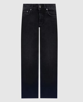 Off-White Черные джинсы с логотип патч 2YA069F25DEN003