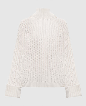 Brunello Cucinelli Белый свитер из кашемира M52532724