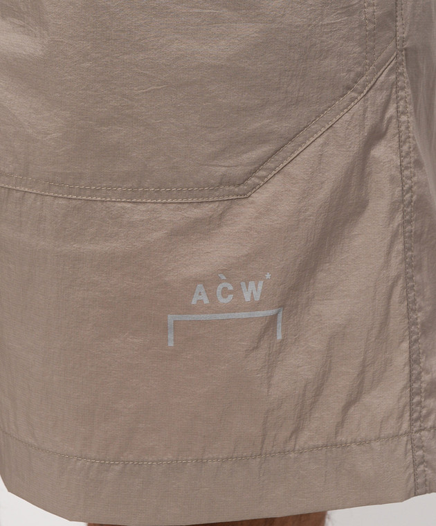 A Cold Wall Бежеві шорти Balfron ACWMB360 зображення 5