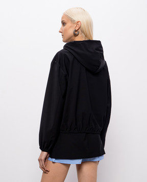 Alexander Wang Черная спортивная куртка с шерстью 1WC2262723