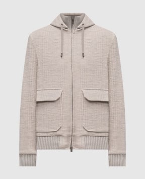 CAPOBIANCO Бежева куртка з вовною 19M182JL01