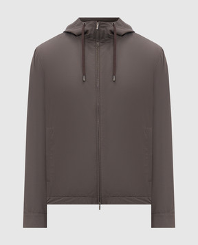 Peserico Коричневая куртка с шерстью R5224002561