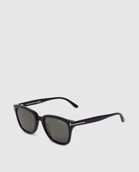 Tom Ford Чорні сонцезахисні окуляри Graydon з логотипом FT1213
