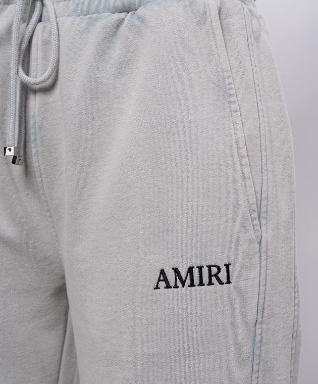 AMIRI Сірі спортивні штани з вишивкою логотипа AWBMPA1028 зображення 5