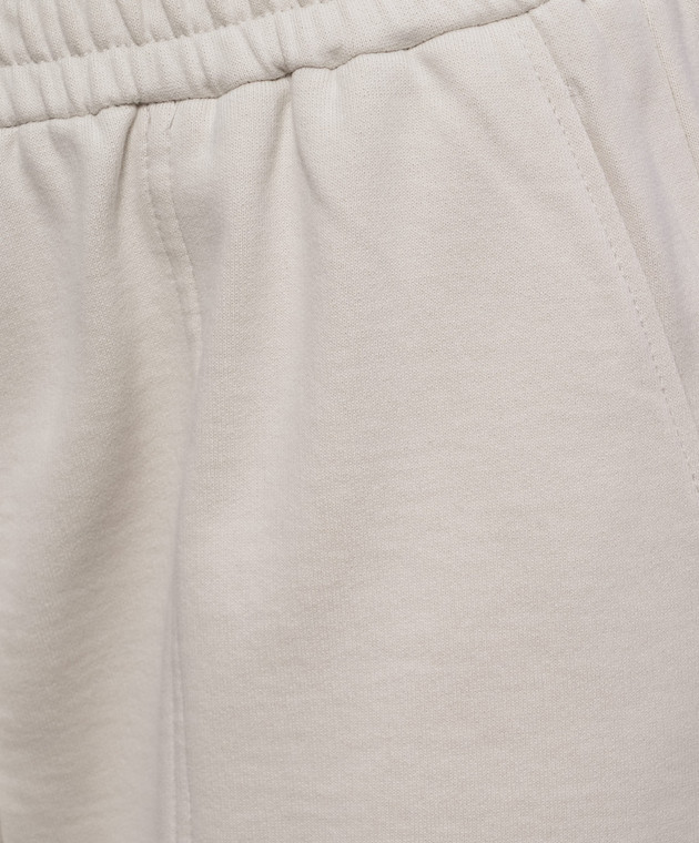 Brunello Cucinelli Спортивные штаны цвета айвори MN05NB2X99 изображение 5